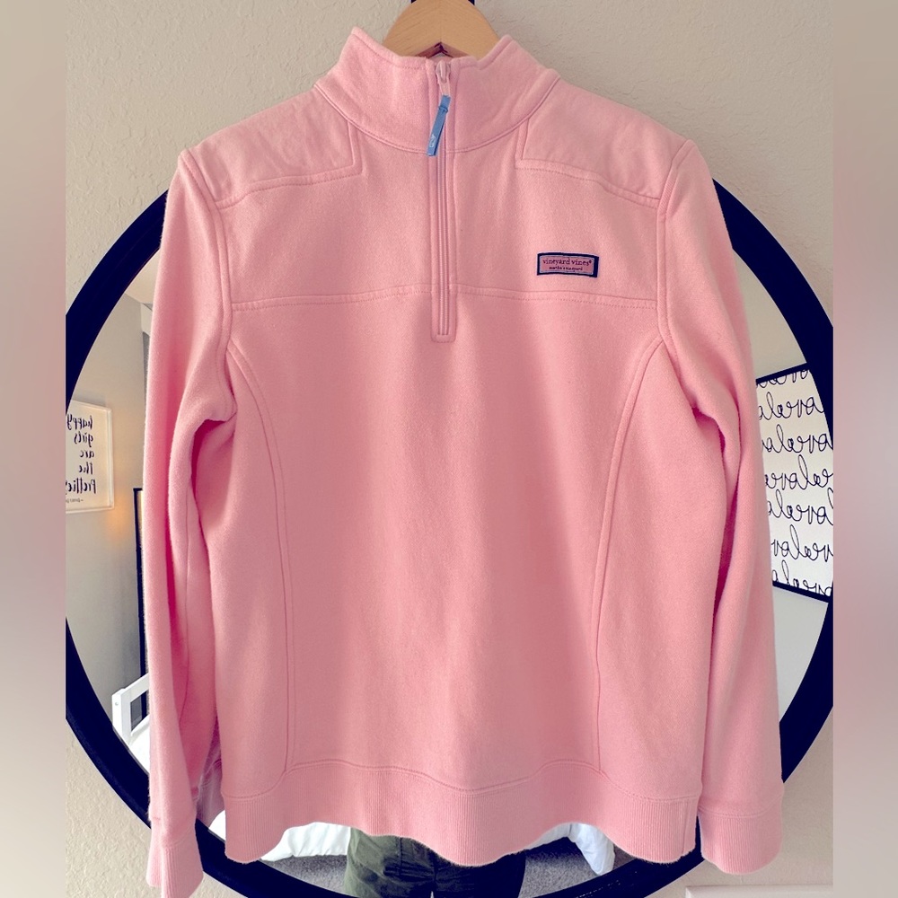 Vineyard Vines Women's Shep Shirt Pink Sz M